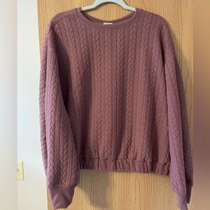 Sweater style sweatshirt